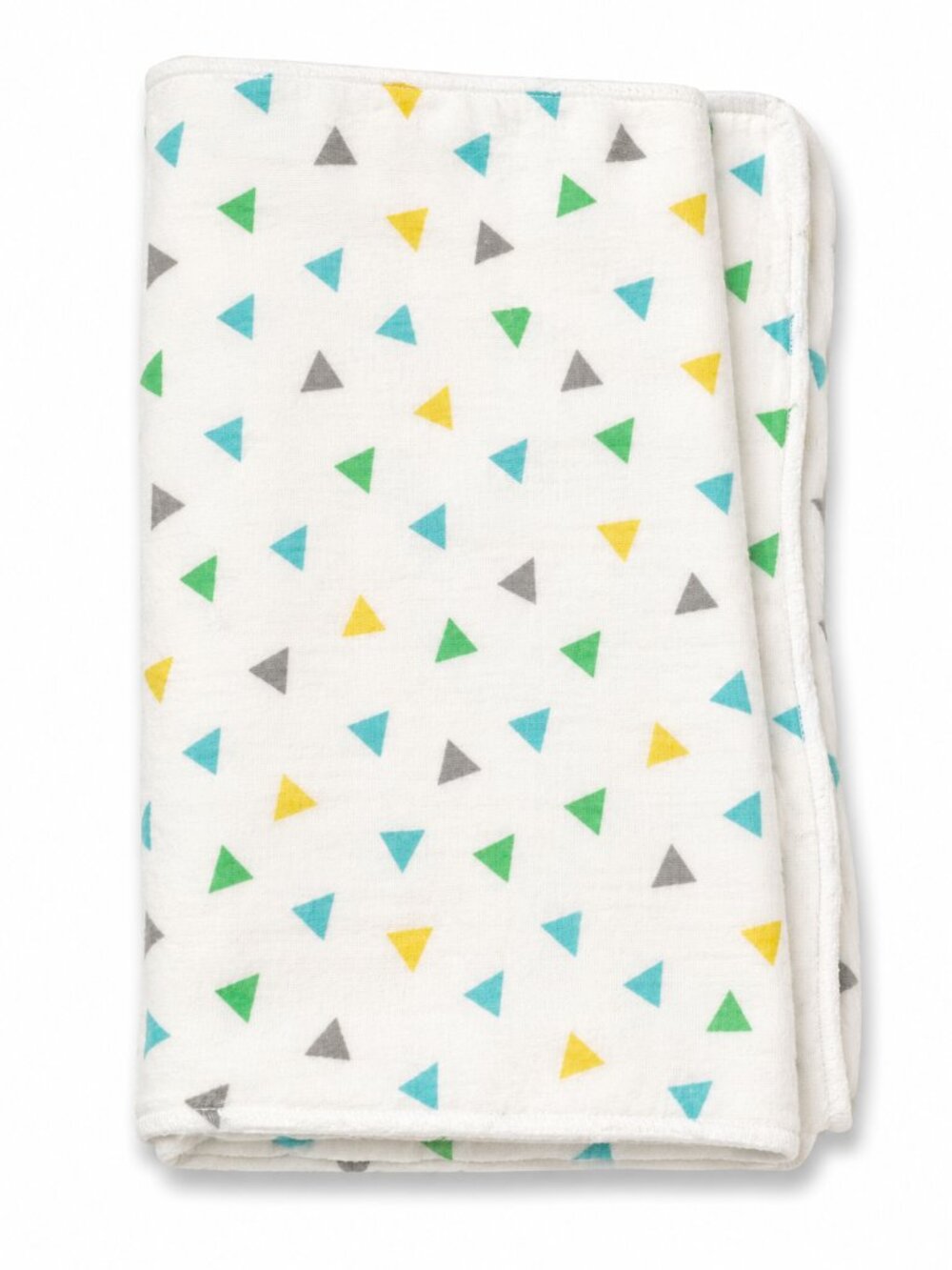 Baby Receiving Blanket | Soft Swaddle Blanket | Triangle Print | Unisex Infant B